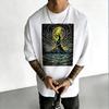 Pokémon Anime Umbrion Printed Cotton Tshirt 2026 Summer Mens and Womens Loose Casual Street Versatile Trend Short Sleeved Top