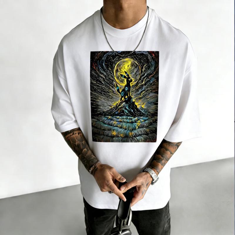 Pokémon Anime Umbrion Printed Cotton Tshirt 2026 Summer Mens and Womens Loose Casual Street Versatile Trend Short Sleeved Top