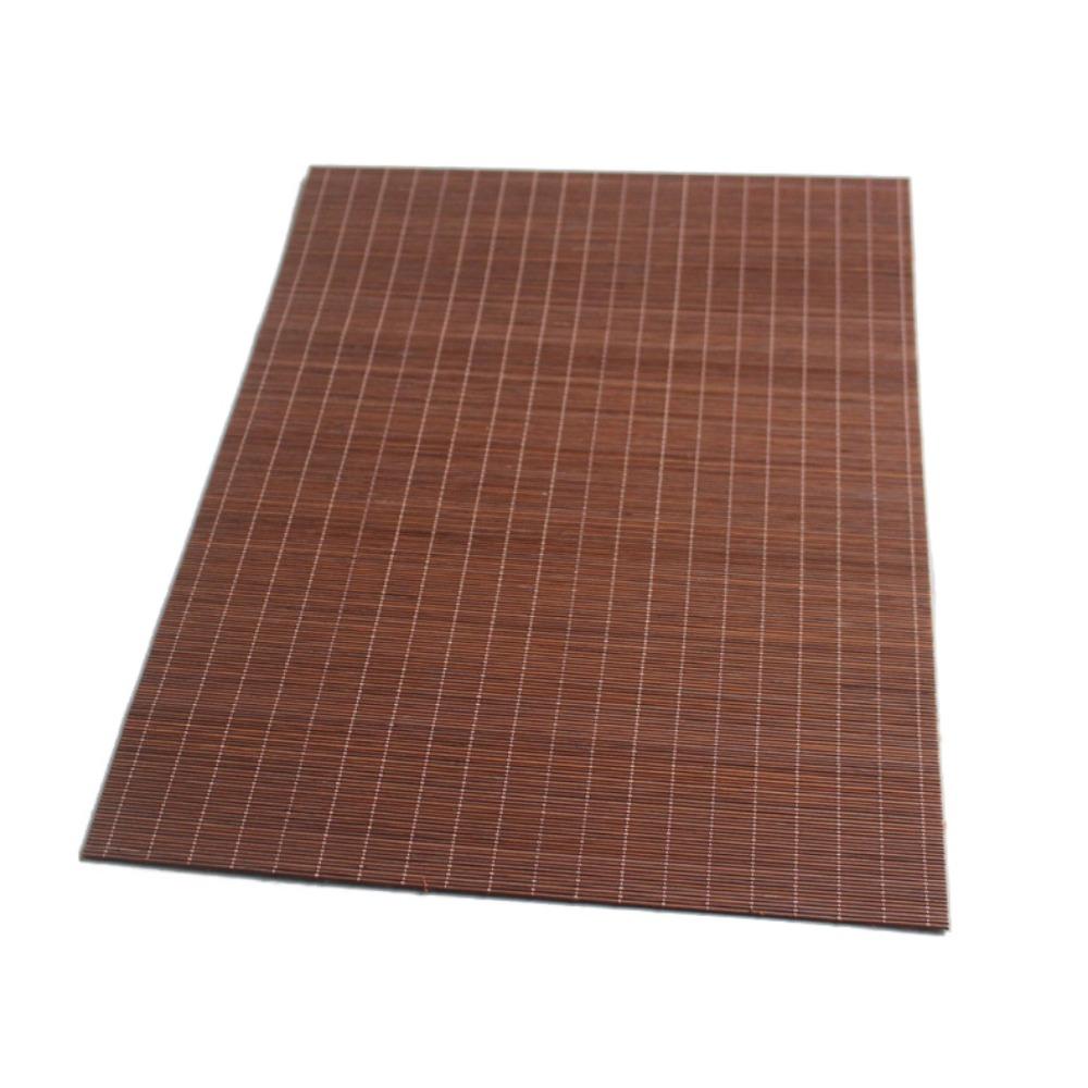 Mehrfarbige Bambus-Teematte Hitzebeständig Verbrühschutz Handgewebte Teematte Mehrere Formen Zen-Teematte Teezeremonie Zubehör