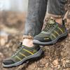 Herren Durchstichfest Verschleißfeste Sneaker Stahlkappe Arbeitsschuhe Outdoor Herren Rutschfest Atmungsaktiv Sicherheitsstiefel Übergröße 47