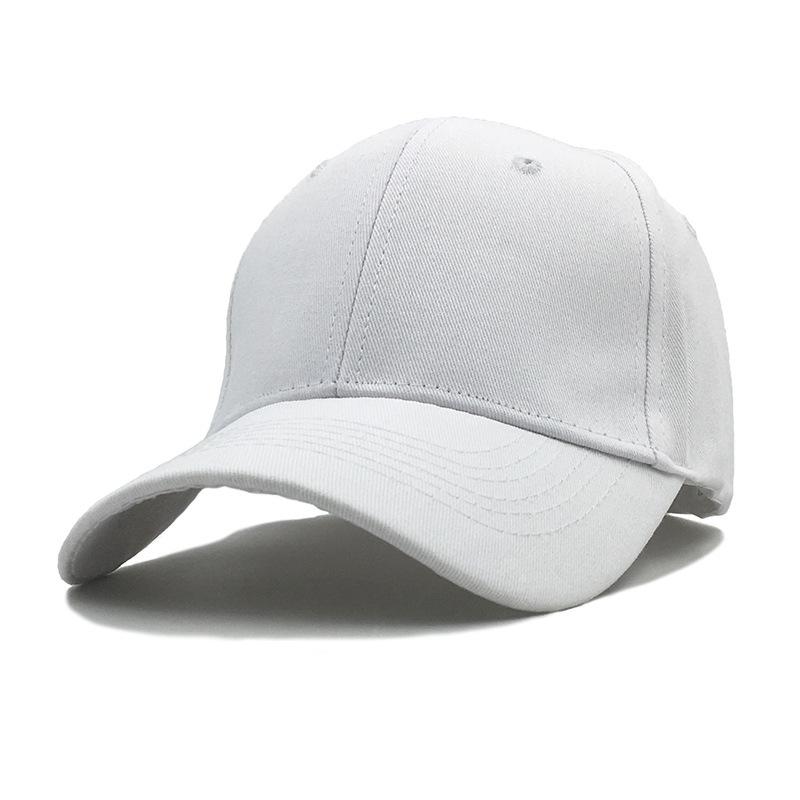 Spring And Summer Solid Color Light Board Pure Cotton Baseball Cap Can Be Added Embroidered Cap Men'S And Women'S Sports Hat Sun Hat