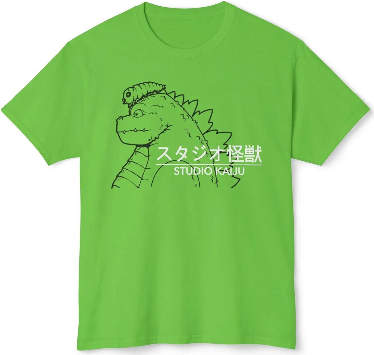 Studio Kaiju T shirt - Godzilla Mothra Anime Studio Ghibli style tee - Unisex Anime Fan shirt XL