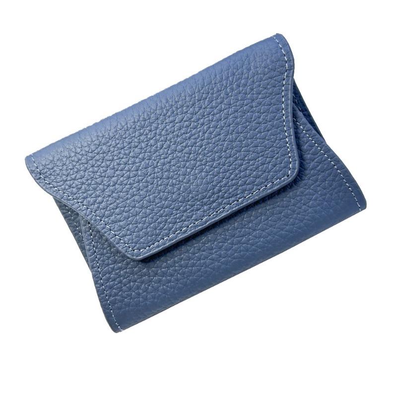 

New leather fashionable ultra-thin change bag, first layer cowhide simple creative card bag coin bag mini storage bag
