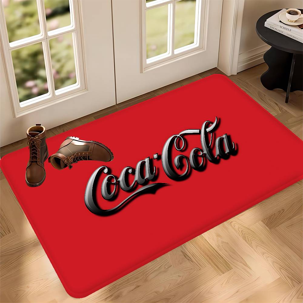 Mata podłogowa C-Coca C-Cola Antypoślizgowa Mata do pralni Wystrój pralni Balkon Pokój dziecięcy Mata przy łóżku
