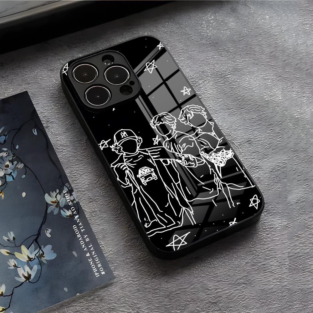 Hot S-Sturniolo T-Triplets Phone Case For IPhone 17 Air 16 E Pro Max 15 14 13 Mini 12 Pro 11 Max Plus Black Glass Cover