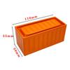 Wrought Iron Mini Container Model Retro Industrial Style Metal Box Tin Toy Storage Box Small Size Model Ornaments Mini Iron Box
