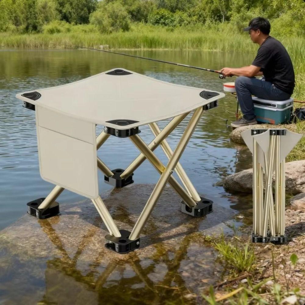 High Load Bearing Folding Camping Stool Ultralight Portable Stool Practical Outdoor Chair Outdoor