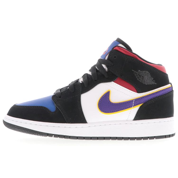 

Jordan 1 Mid Lakers Top 3 GS BQ6931-005 37.5