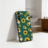 Sunflower blossoms Phone Case For Samsung S25,24,23,22,30,21,10,9,Ultra,Plus,Lite Soft Black Case