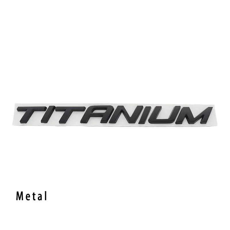 3D TITANIUM for US American SUV Off ORoad car trunk Nameplate Decal Emblem Badge Sticker