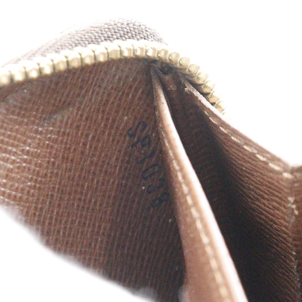 LOUIS VUITTON Zippy wallet Purse M60017 Brown Monogram canvas Women Used