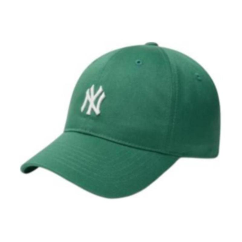 MLB Solid color design cotton peaked cap men's multi-color Green without packaging F grün