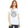 HARRY POTTER Womens/Ladies Durmstrang Institute Crest Cotton Boyfriend T-Shirt