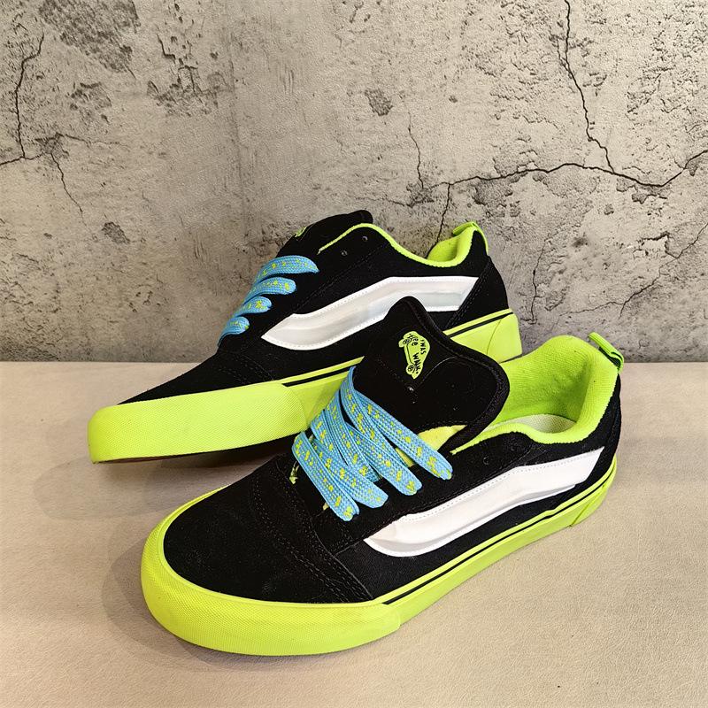 Магазин Knu skool пухлые хлебные туфли американский уличный ретро повседневная обувь 38 флуоресцентный зеленый