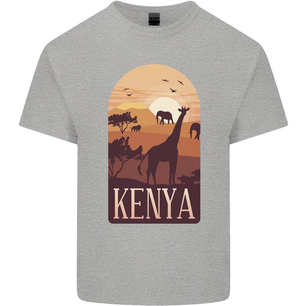 Kenya Safari Souvenir Unisexs Cotton TShirt Tee Top