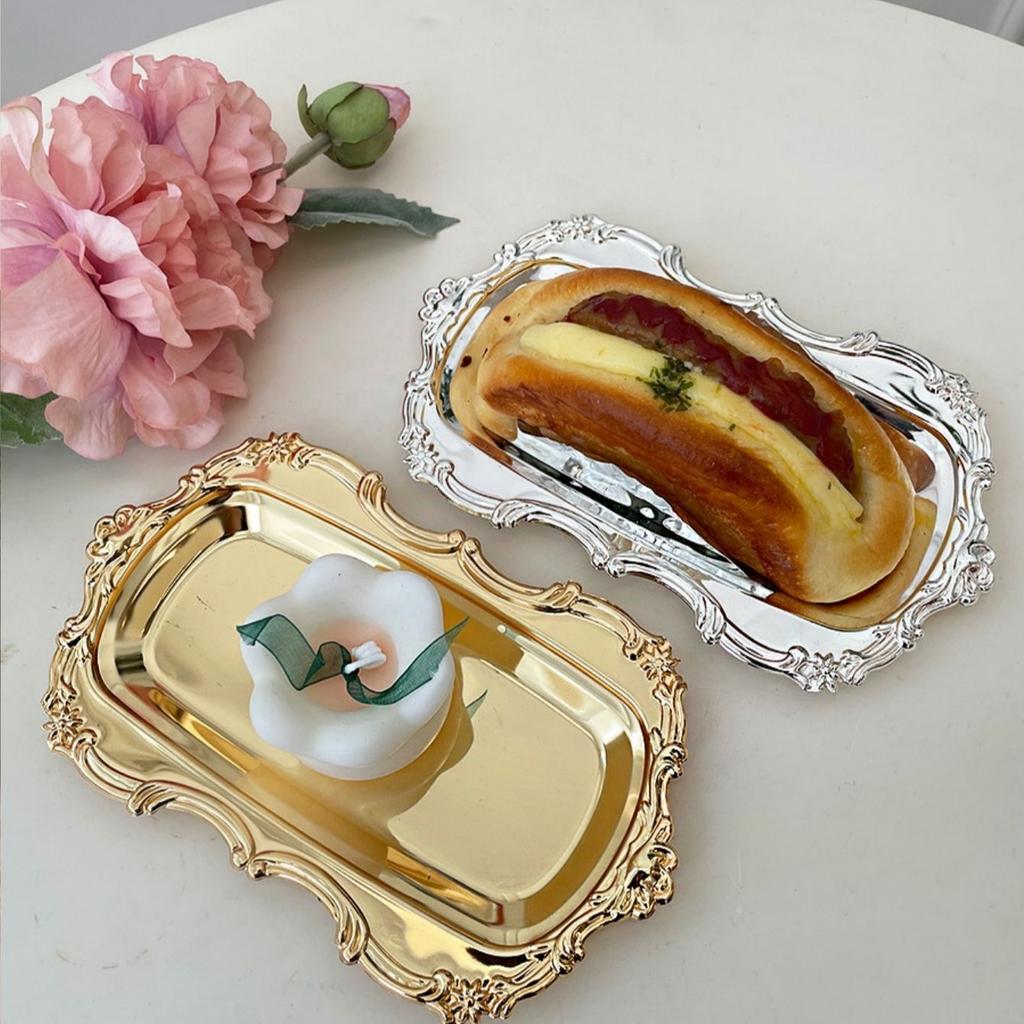 Stainless Steel Butterfly Snack Tray – Multi-Purpose Breakfast & Dessert Plate