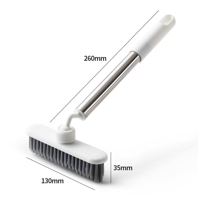 Multi-functional Bathroom Crevice Cleaner, No Dead Angle Hard Bristle Brush, Floor Brush, Rotating Brush For Floor Crevices