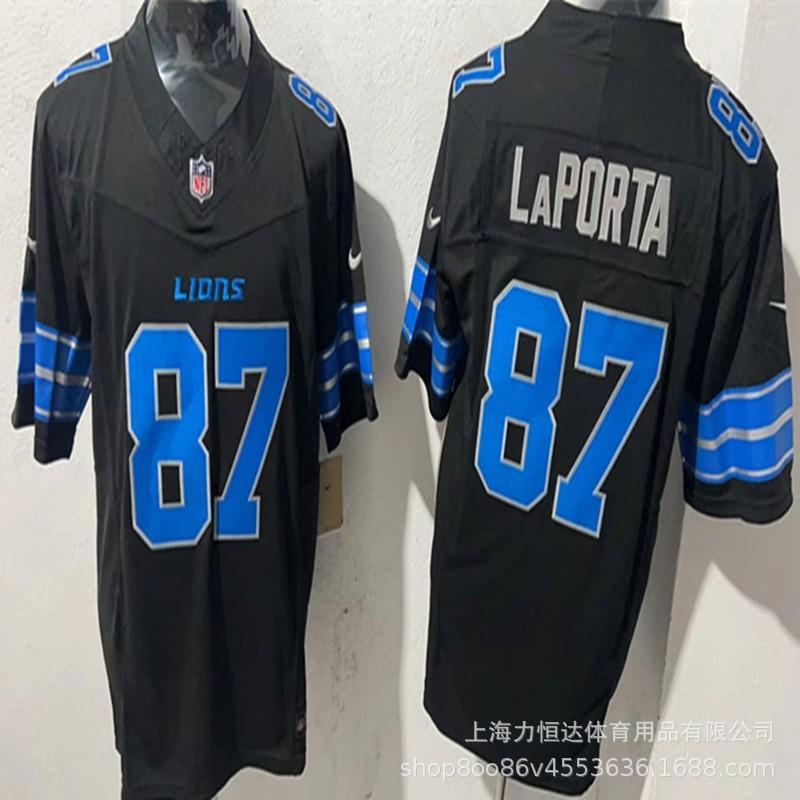 NFL Lions Vintage Embroidered American Football Jersey 5132 Team Game Uniform Men Women