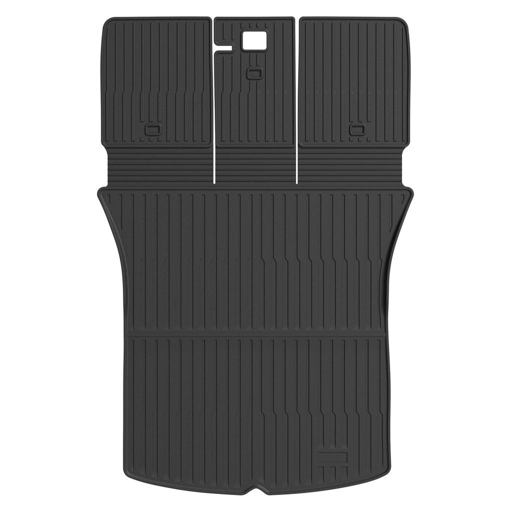 Eco-Friendly TPE Cargo Mats for Tesla Model 3/Y Refresh: All-Weather Front and Rear Coverage