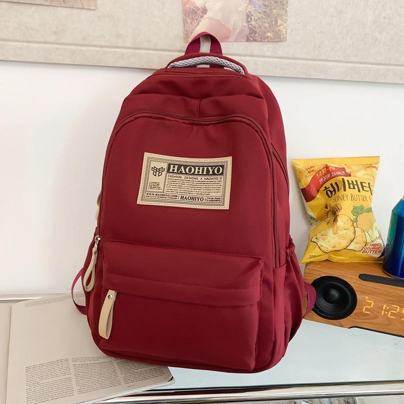 Schoolbag Korean Version Casual Backpack Large Capacity Schoolbag Primary School Junior High School Student Schoolbag Fashionable New Commuter