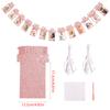 Erstes Lebensjahr Baby Foto Banner 12 Monate Rahmen Set für Junge Mädchen Dokumentieren Sie das Wachstum Ihres Babys