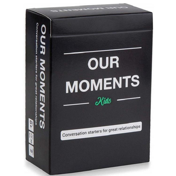 

Our Moments Couples Families 100 Conversation Starters for Relationships Fun Conversation Cards Game