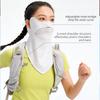 Breathable Sunscreen Mask Summer Face Gini Mask Adjustable Face Cover  Hiking