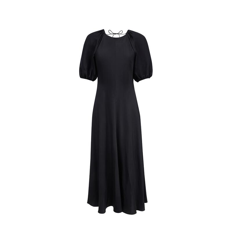 VEROMODA 2025 Summer Round Neck Back Tie A-Line Long Dress