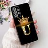 For Samsung Galaxy A13 4G Case SM-A135F Luxury Crown Letters Cover Soft Silicone Phone Case For Samsung A13 A 13 5G A136B Fundas
