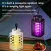 Electric Mosquito Killer Lamp Portable USB Fly Zappers Mosquito Light Household Indoor Outdoor Wall Desktop Wall Hang Dual Use