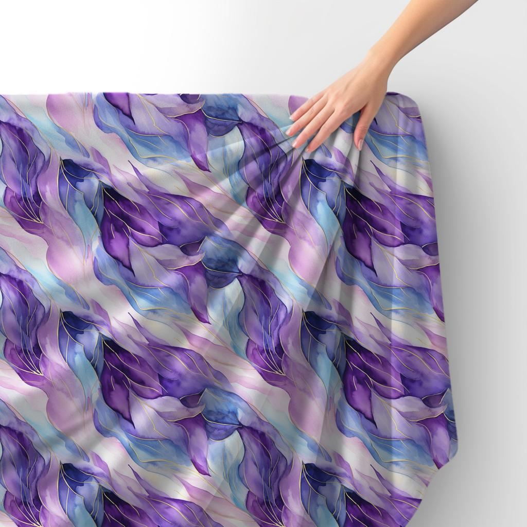 Royal Velvet Fabric Polyester For Sewing - Motif Abstraction - Rdx2620