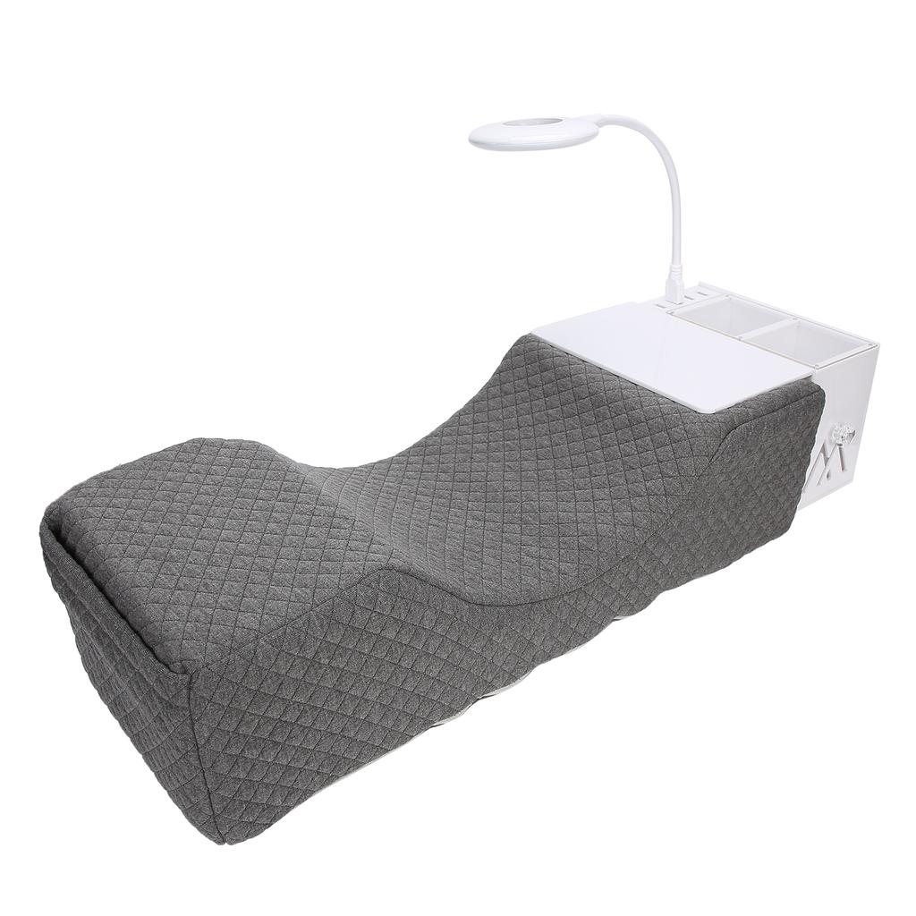 Pernă de gât pentru extensii de gene, pernă acrilică pentru grefarea genelor, organizator de raft, suport cu lumină LED, set