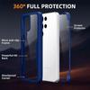 Full Case - BOOLING - for Samsung Galaxy S26 Ultra - Soft Front - Hard Back - Navy Blue