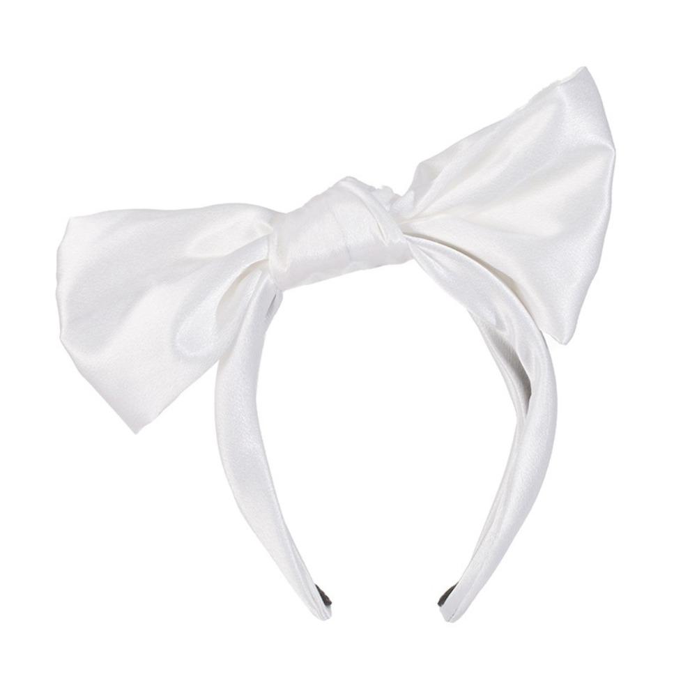 Lovely Bowknot Headband Satin Cosplay Hair Hoop Fashion Lolita Hair Band  Costume Decoration