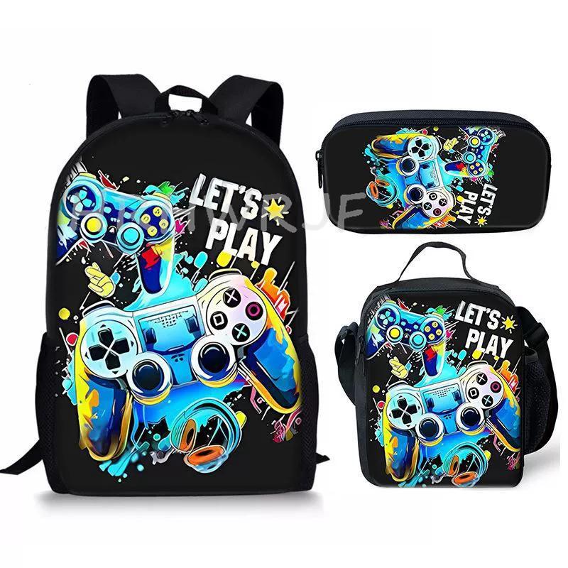Games Console Backpacks Software Primary Backpacks Shoulder Bags 3D Print Boys Girls School Bag Travel Mochila Student Backpack
