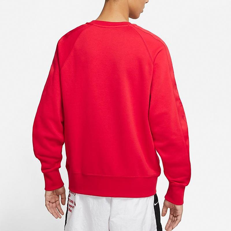 Nike MENS Sportswear Swoosh Casual Sports Crew-neck Red Men's DA0087-657