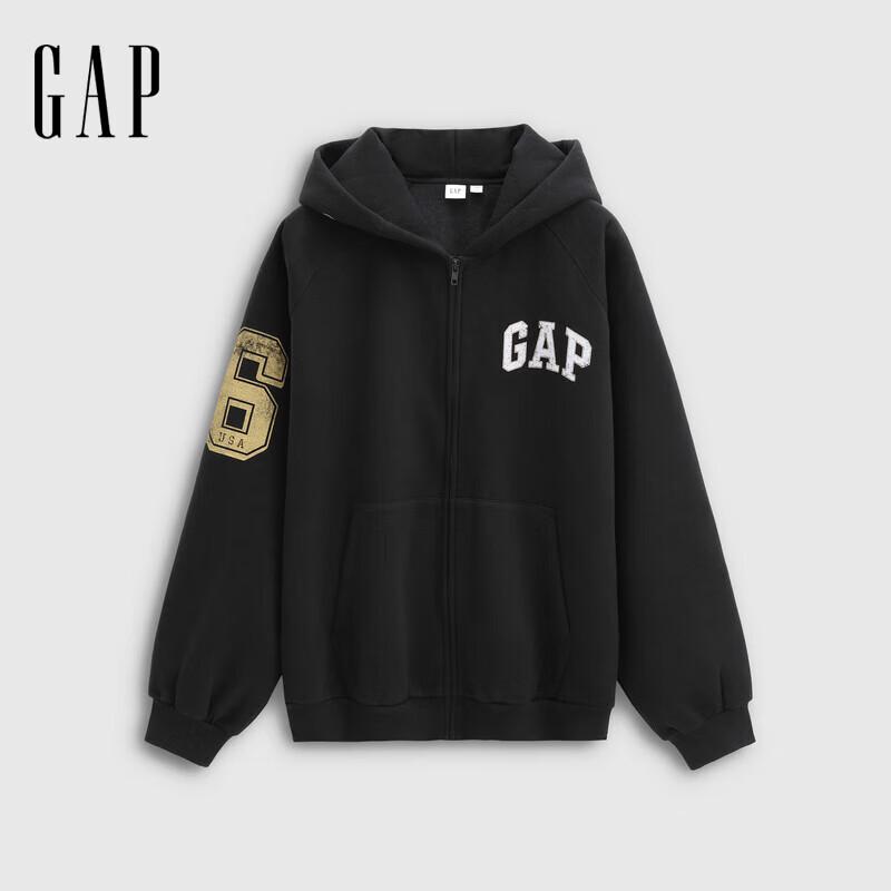 

Gap Unisex Retro Logo Fleece Loose Hoodie M