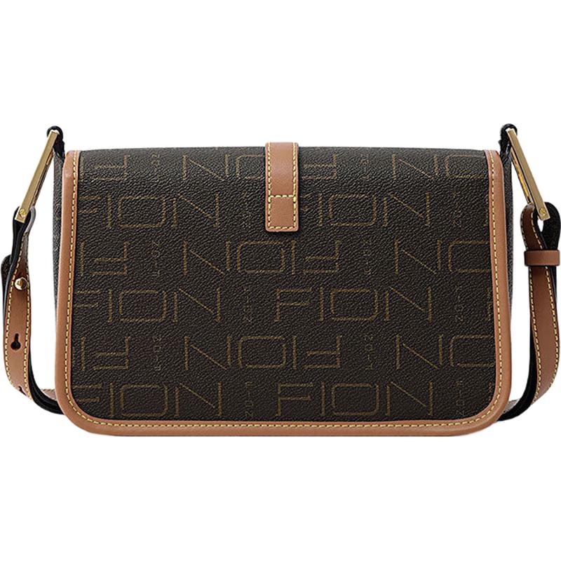 FION Monogram Small Square Crossbody Bag
