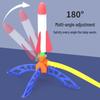 Children's Foot-Powered Luminous Rocket Launcher Outdoor Toy