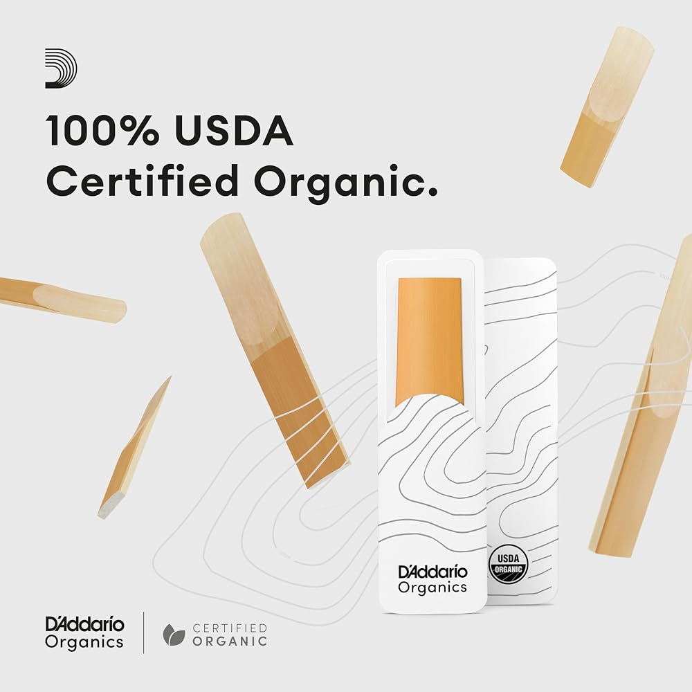 D'Addario WoodWinds Daddario Reed for Bb Clarinet LA VOZ RCC10MS [Hardness: Medium Soft] Pack of ...