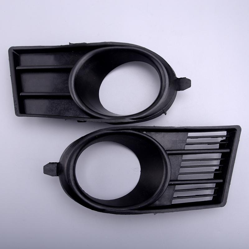 1 Pair Car Front Bumper Fog Light Cover Trim Grille ABS Black Fit For Suzuki Swift 2005 2006