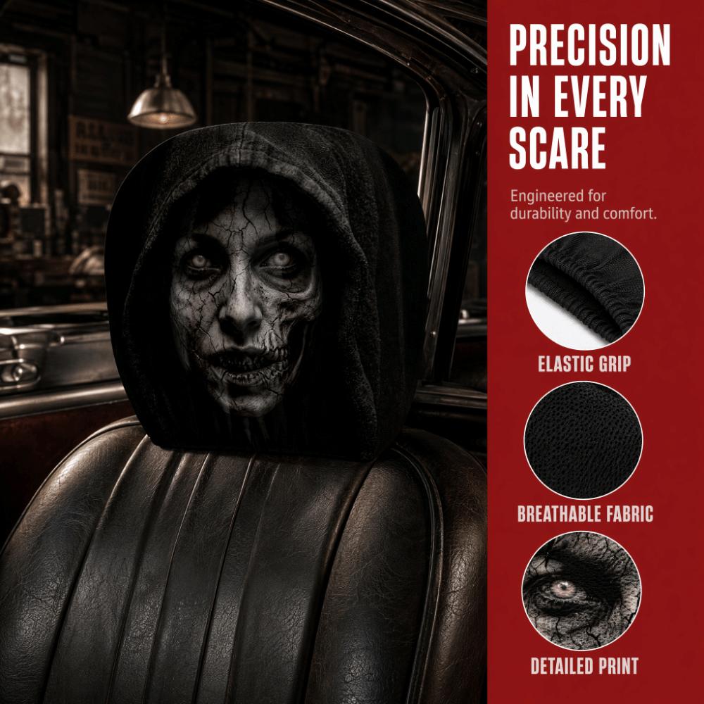 Cool Decorations Car Headrest Covers Exaggerated Car Seat Headcover  Journey Must-Have