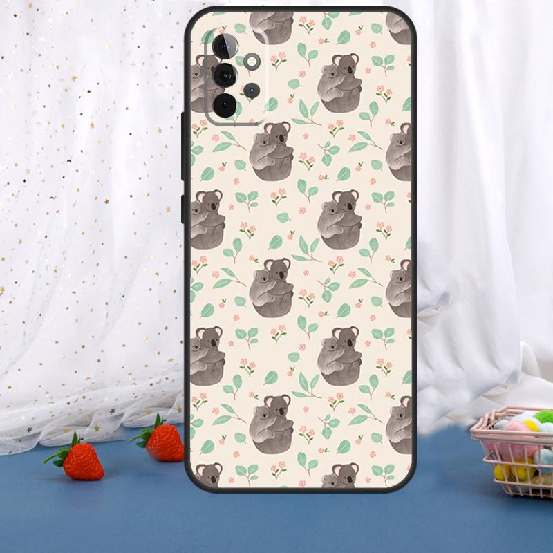 Koala and Eucalyptus For Samsung Galaxy A36 A26 A16 A05 A06 A54 A34 A14 A22 A32 A52 A55 A35 A15 A53 A13 A56 Case