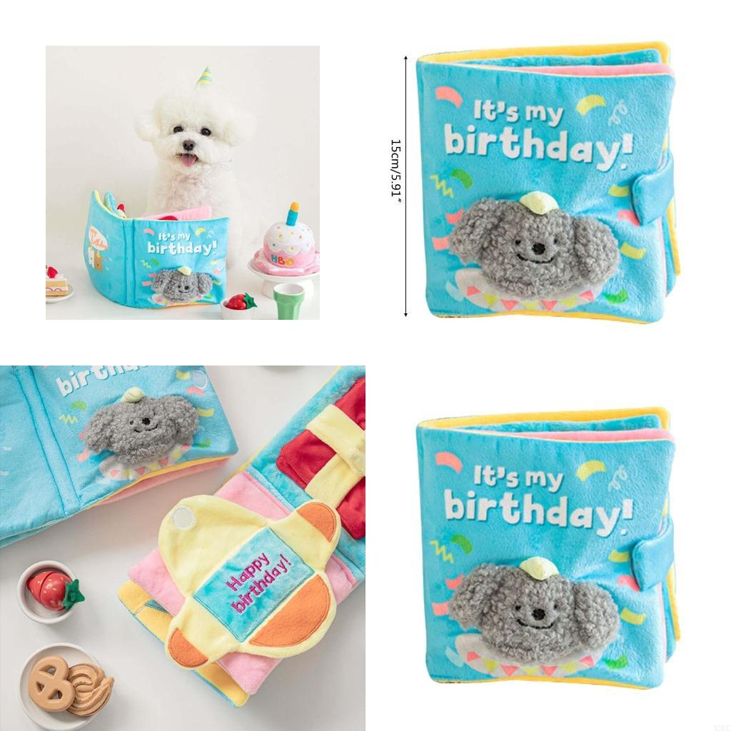 Dog Snuffle Toy Stuffed Animal Chew Birthday Toy for Small Dogs X3UC China Mainland