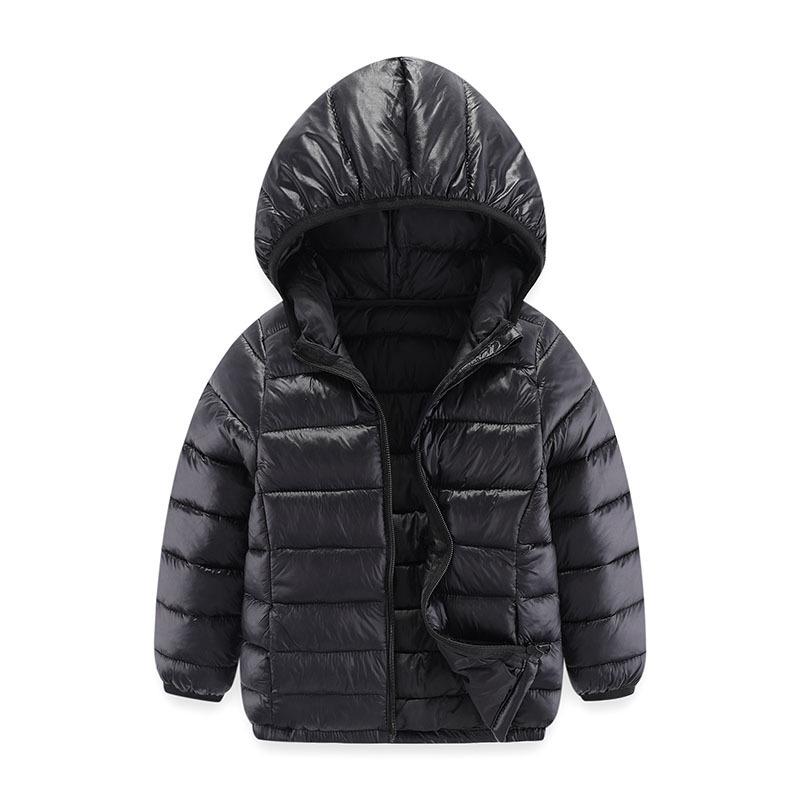 2026 Lightweight Children's Hooded Down Jacket - Boys & Girls Cotton Outerwear