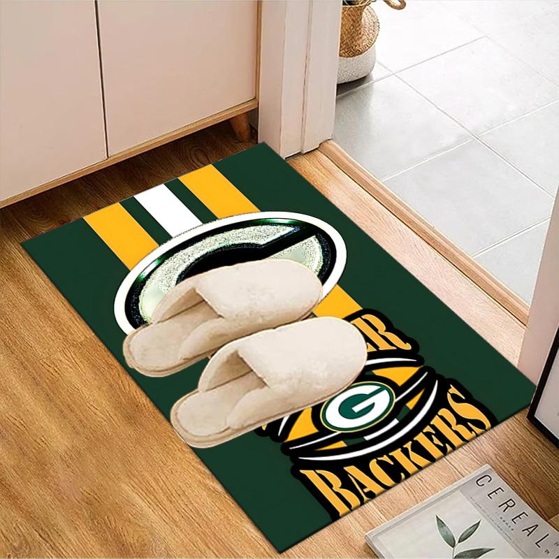 Green Bay Packers Pride Rug Game Carpet, Floor Mat for Bedroom Living Room Entryway Rug, Home Decor Idea Gift for Christmas birthday