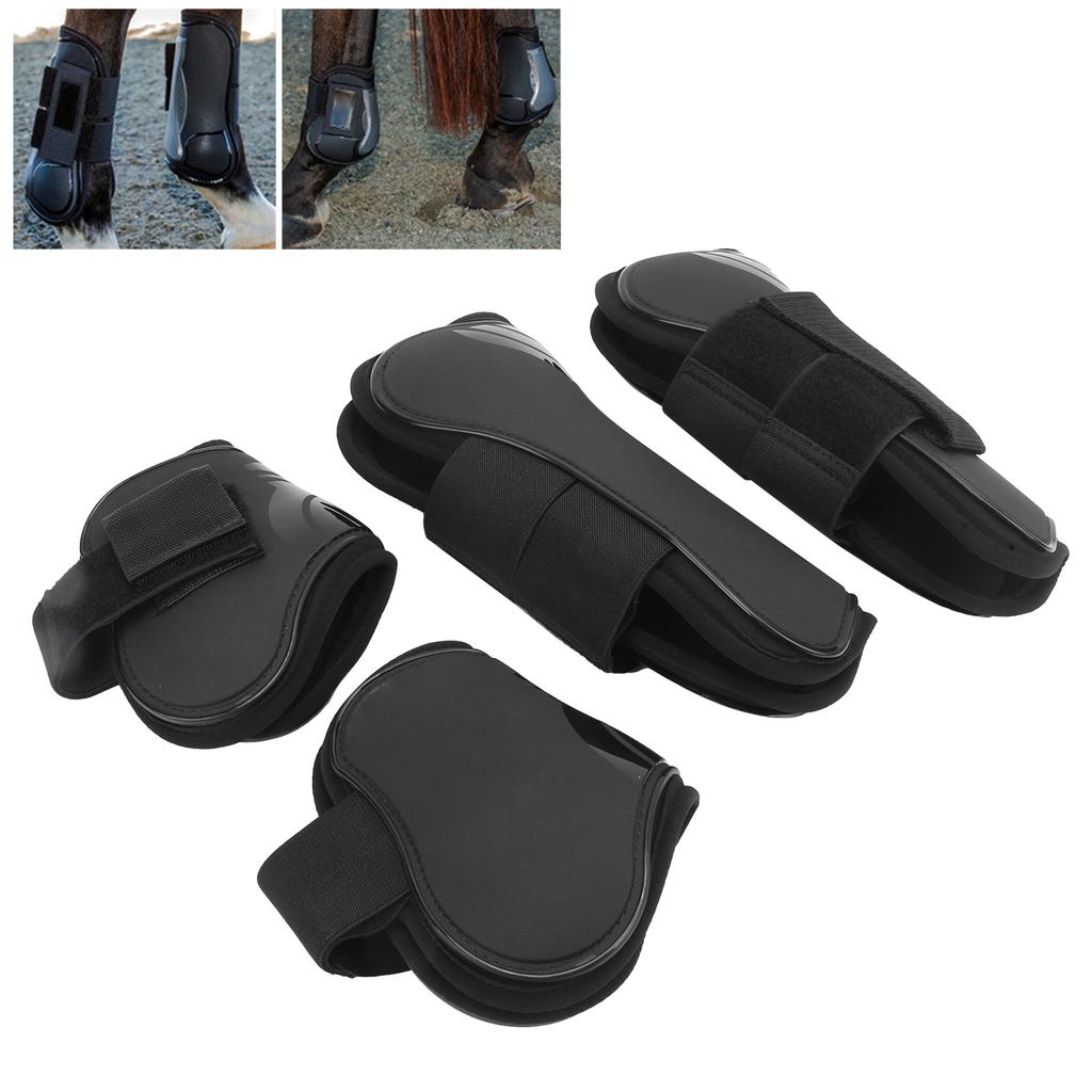 4 PCS Horse Tendon Boots Front and Hind Horse Leg Boots for Horse Exercise Training and Jumping