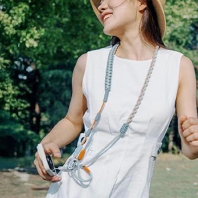 Ergonomic Phone Lanyard Camera Neck Strap Quick Disconnects Buckles Woven Nylon Cord Perfect for Outdoor Activity Travel