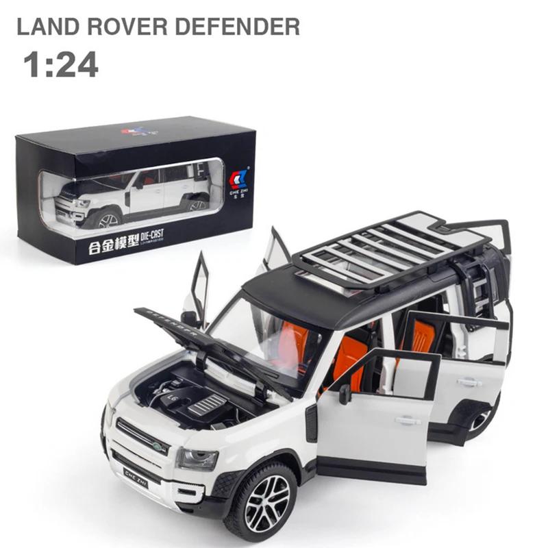 

New 1:24 Land Rover Defender SUV Toy Alloy Car Diecasts & Toy Vehicles Metal Car Model Simulation Collection Toys For Kids Gifts