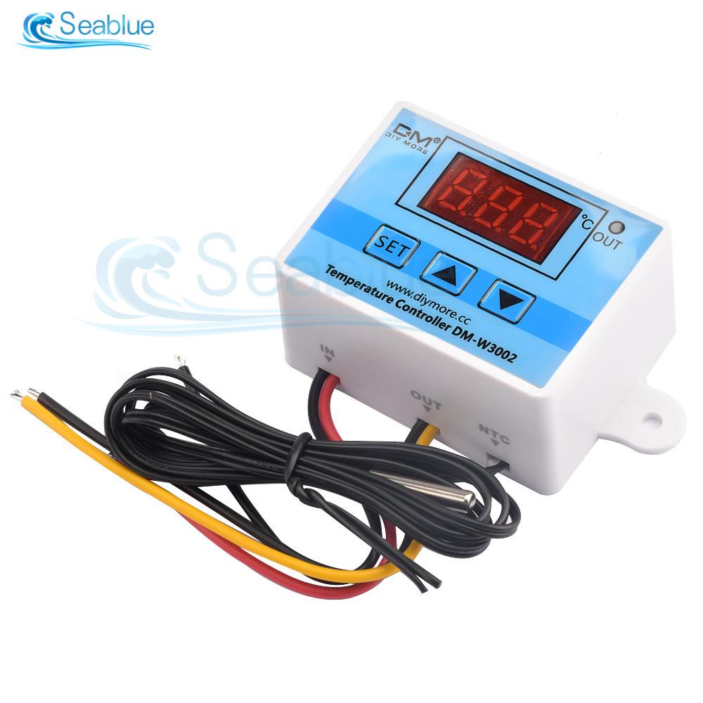 12V 24V 110-220V W3002 Digital Temperature Controller Microcomputer Thermostat Regulator Hot And Cold Temperature Control Switch